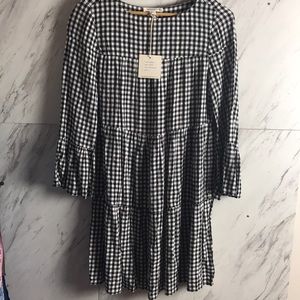 beachlunchlounge Dresses - Beachlunchlounge-Gianna Gingham Bell Sleeve In SP beachlunchlounge Dresses - Beachlunchlounge-Gianna Gingham Bell Sleeve In SP